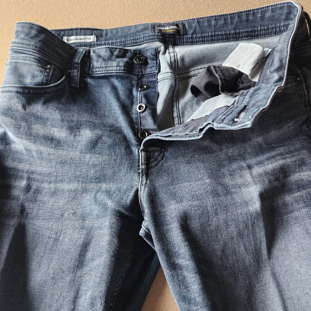 Black Distressed Jack & Jones Jeans